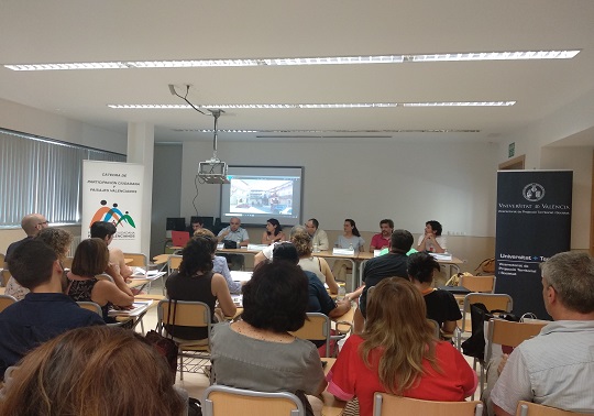 Imagen de una conferencia de la 2ª Universidad de Verano del Rincón de Ademuz